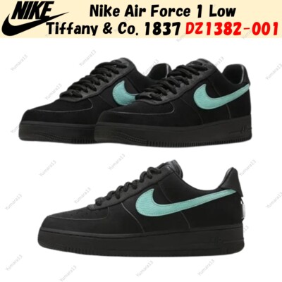 Nike Air Force 1 Low Tiffany & Co. 1837 Black DZ1382-001 Men's