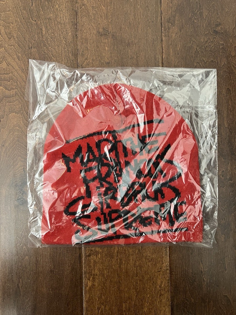 Supreme SS25 Marithé François Girbaud Logo Beanie Red One Size New