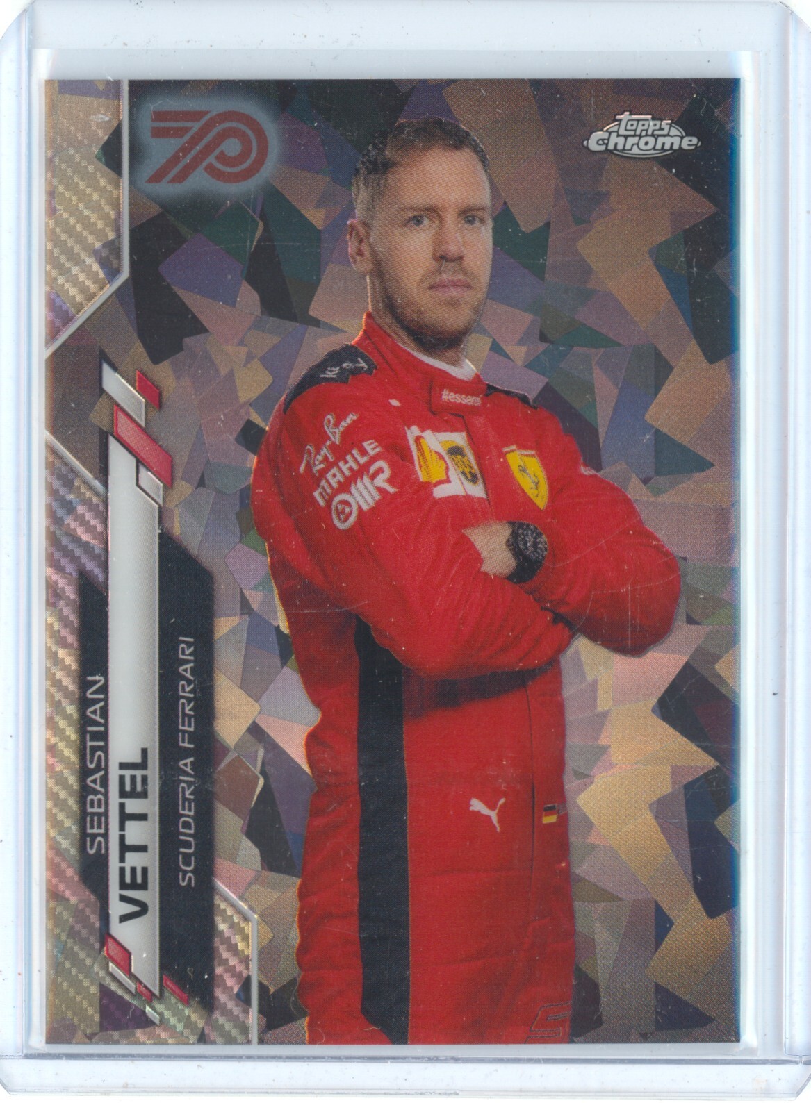 Sebastian Vettel 2020 Topps Chrome Formula 1 Sapphire Edition #3