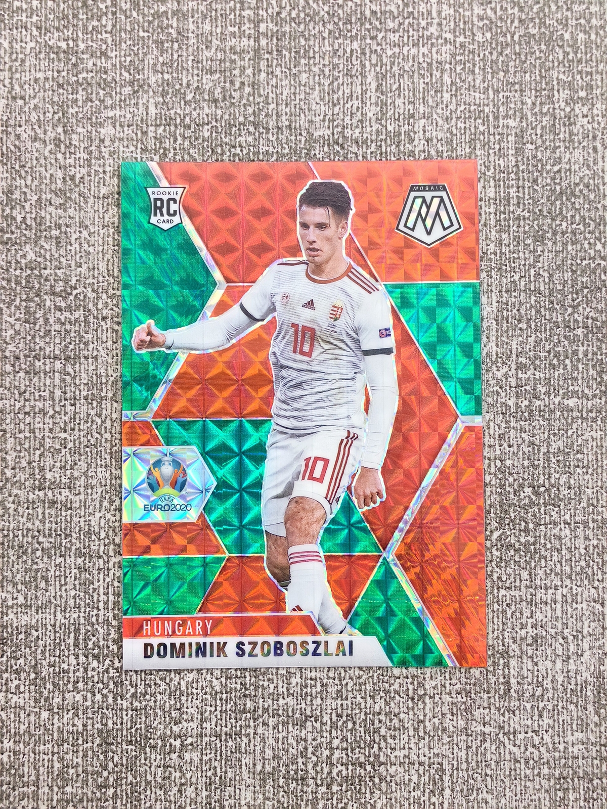 Dominik Szoboszlai 2020 Mosaic Euro #49 Choice Red & Green Price