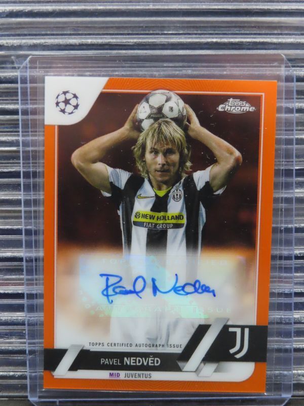 Pavel Nedved 2022 Topps Chrome UEFA Club Competitions #CA-PN