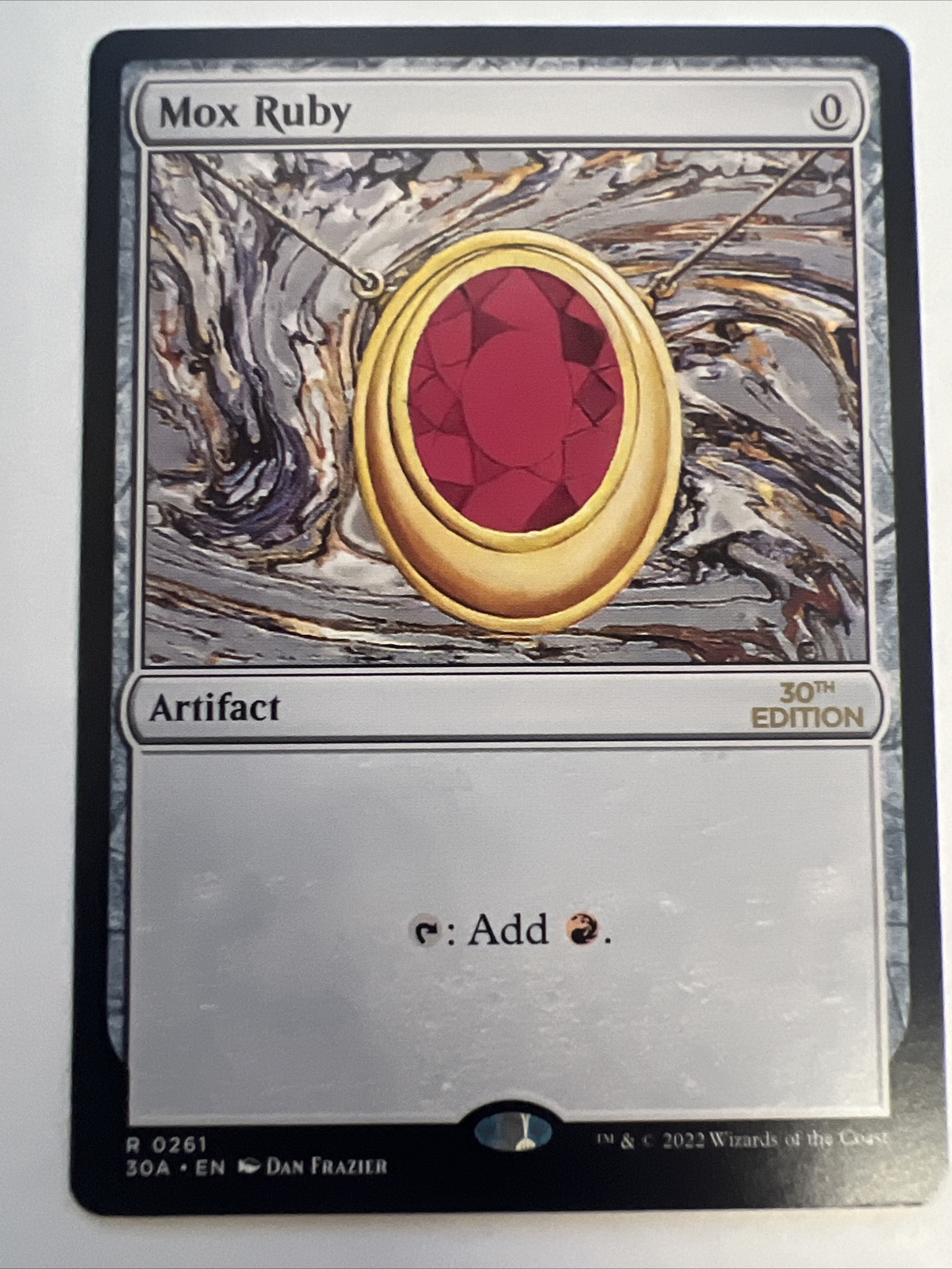 Mox Ruby 2023 30th Anniversary Edition #261 Base Price Guide