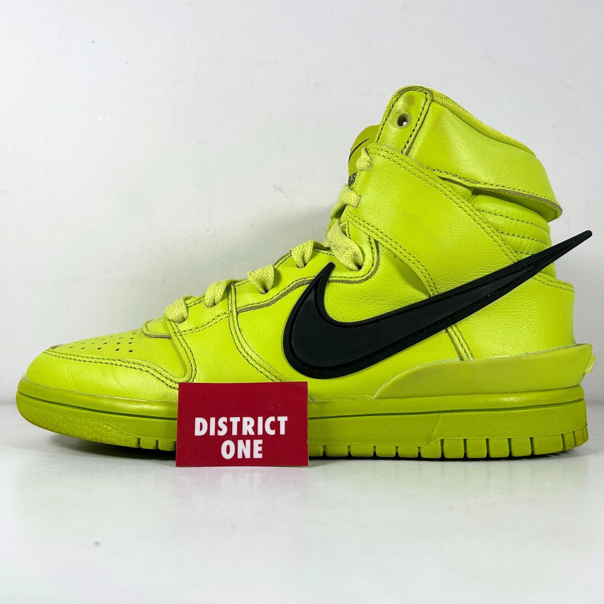 AMBUSH x Nike Dunk High Flash Lime 2021 - Size 4 - CU7544 300 | eBay