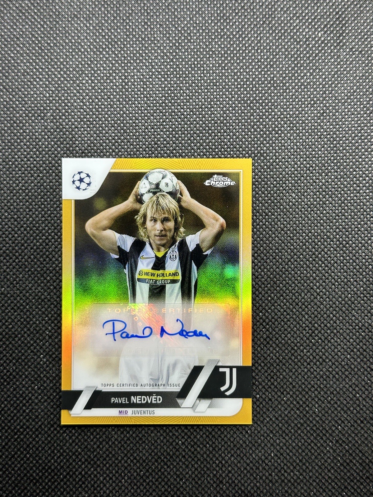 Pavel Nedved 2022 Topps Chrome UEFA Club Competitions #CA-PN