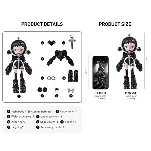 AUTHENTIC SKULLPANDA THE UNKNOWN 1/6 ACTION FIGURE IN STOCK NEW | eBay