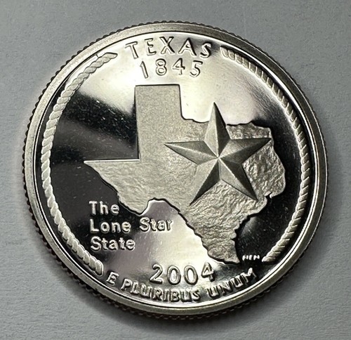 2004-S Texas State Quarter PROOF 25cent Coin from US Mint Proof