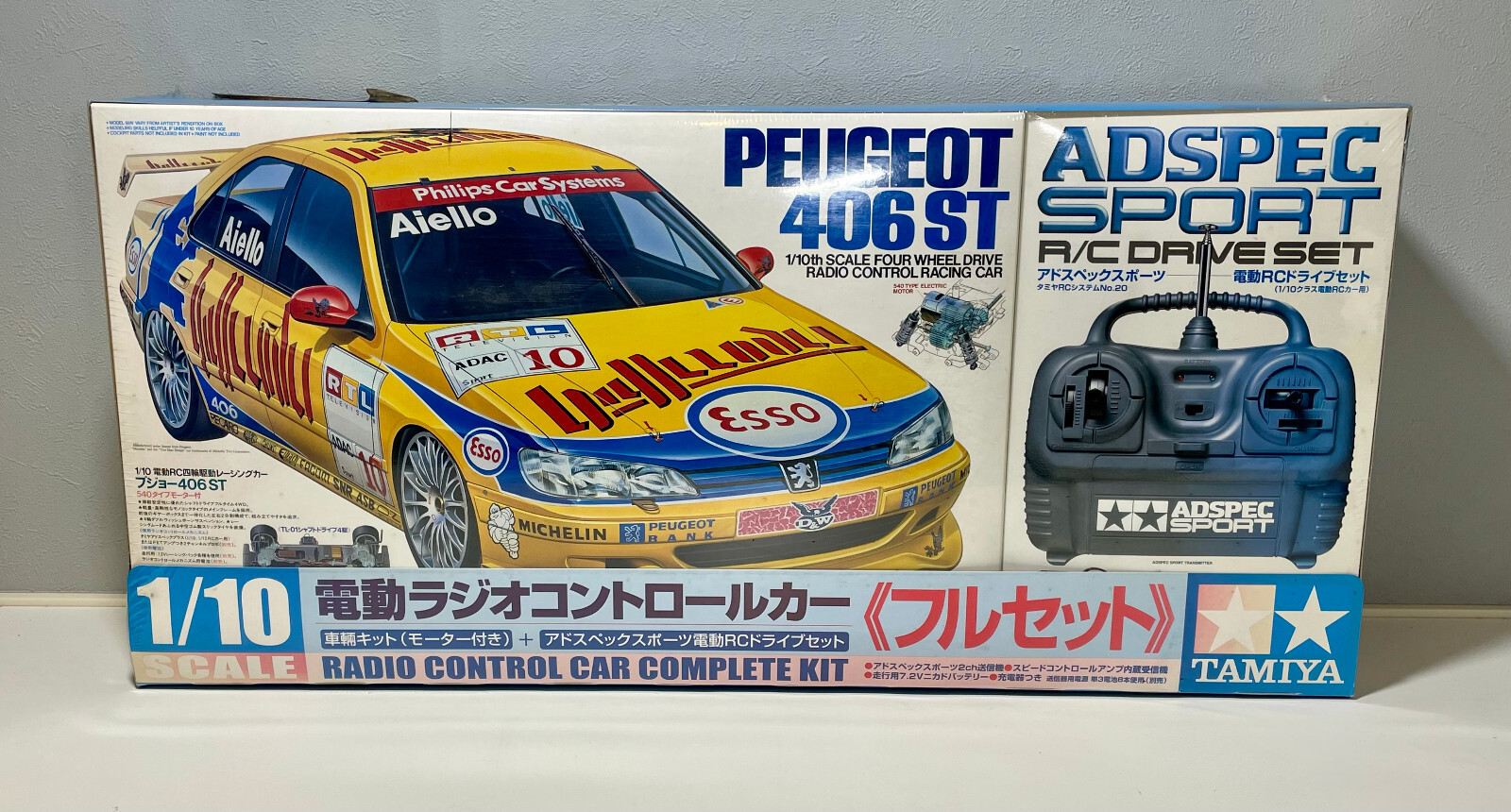 TAMIYA 57011 1/10 R/C PEUGEOT 406 ST (TL-01 Chassis) & ADSPEC SP