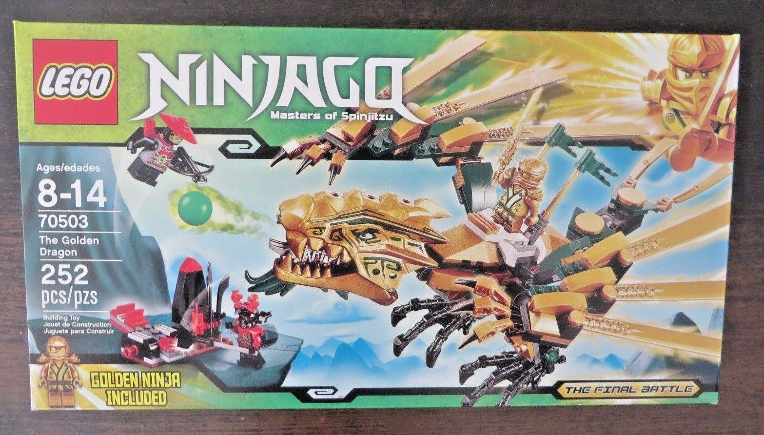 Lego 70503 - Ninjago - The Golden Dragon - Retired - New In Sealed