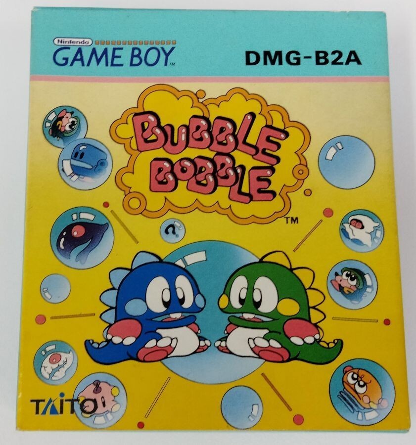 Bubble Bobble Nintendo Game boy GB Taito W/ box manual | eBay