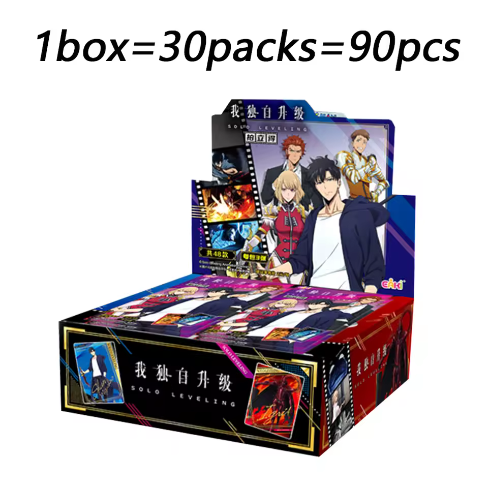 Solo Leveling OFFICIAL 30 Pack Trading Card Booster Box Anime CCG