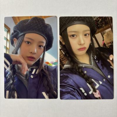 NewJeans Hanni Signed Photo Card Bunnies Camp Official Autographed