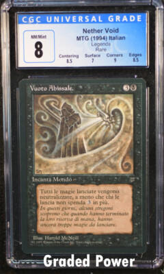 Legends Italian Nether Void ITALIAN CGC 8 (6058) Magic MTG | eBay