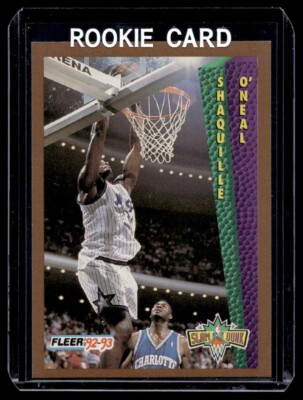 1992-93 Fleer Slam Dunk Shaquille O'Neal Rookie #298 | eBay