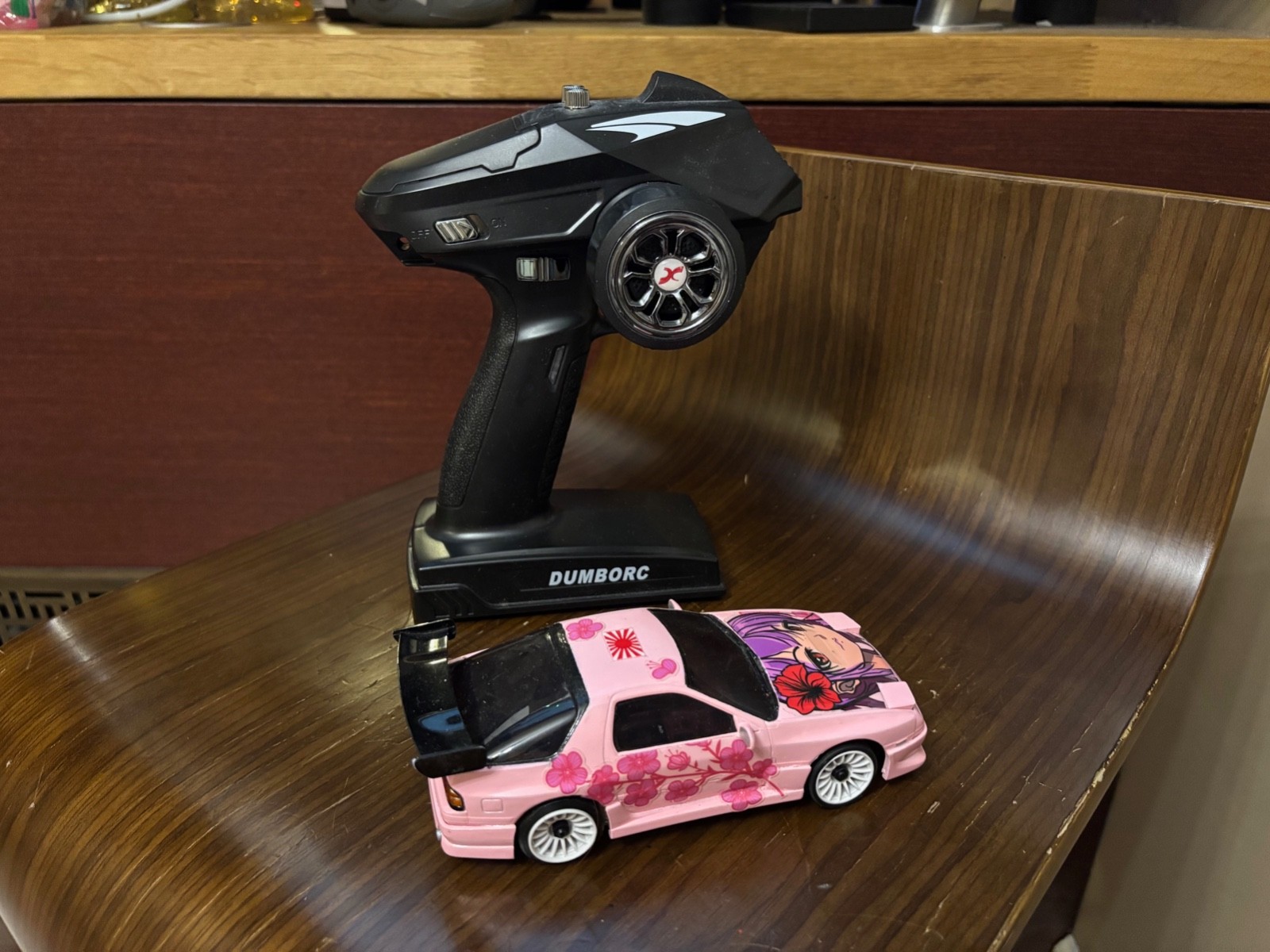 Hobby Grade Xmods 2.4ghz ESC 7.4v Lipo Mini-Z RX7 Shell Gen 1 RTR