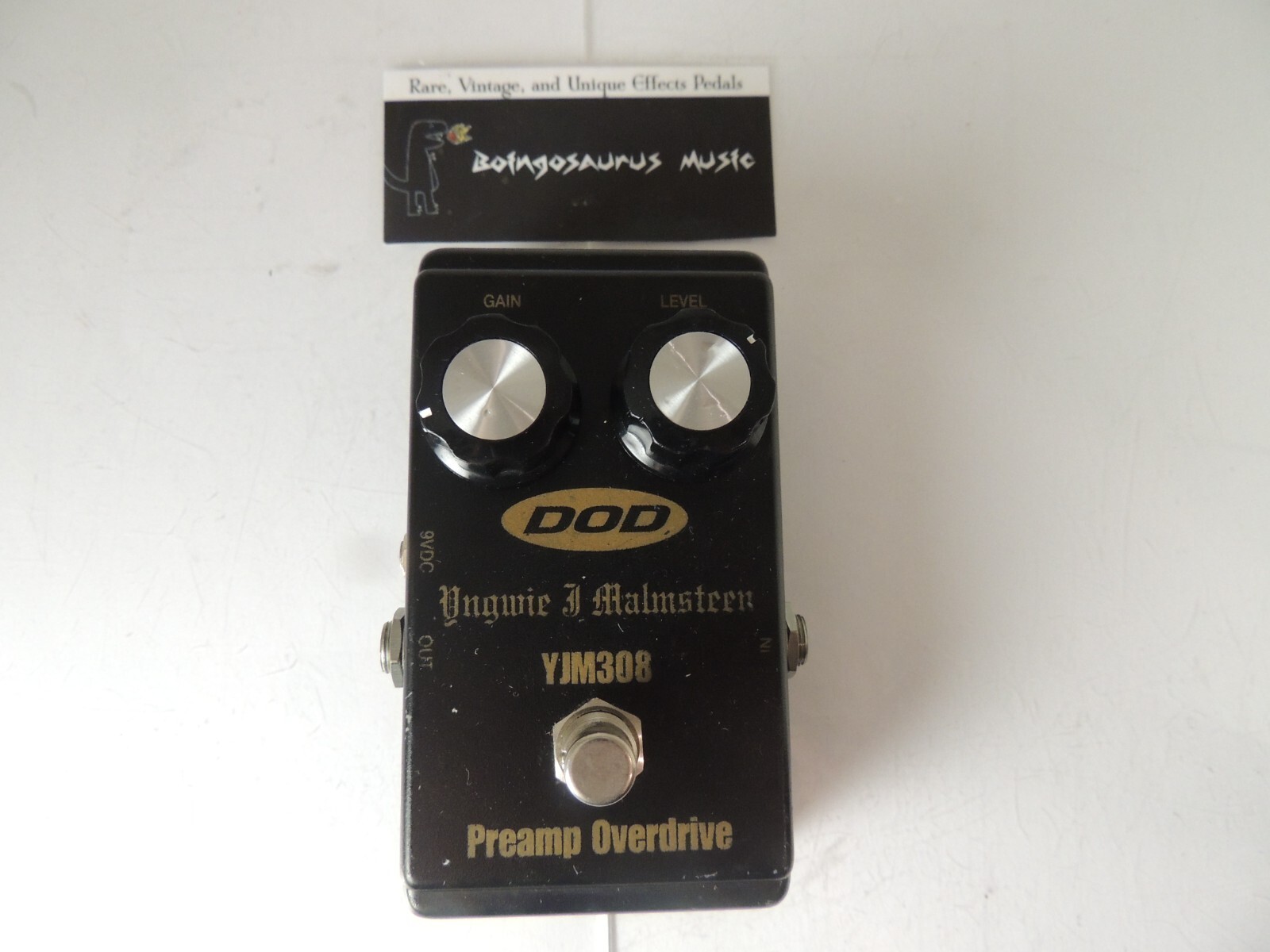 DOD YJM308 Yngwie Malmsteen Signature Overdrive Effects Pedal Free
