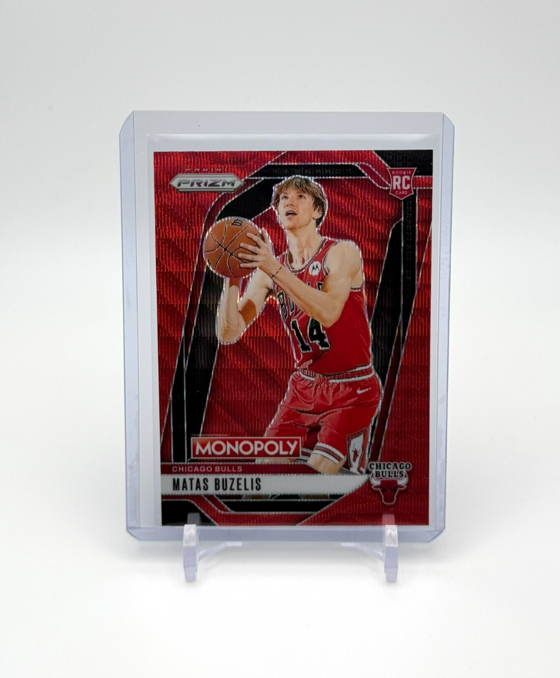 2024-25 Panini Prizm Monopoly - Matas Buzelis RC Rookie Red Wave