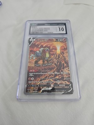 CGC 10 Entei V Holo 213/172 SAR VSTAR Universe Japanese Pokemon