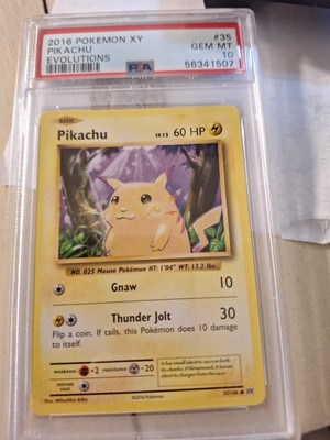 PSA 10 POKEMON CARD ENGLISH PIKACHU 25th ANNIVERSARY JUMBO *POP 6