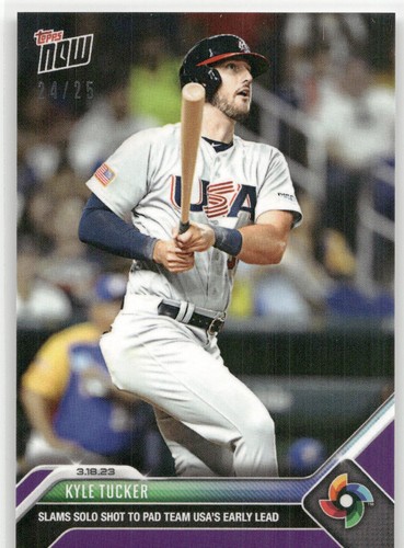 2023 Topps World Baseball Classic Kyle Tucker Variation Autograph