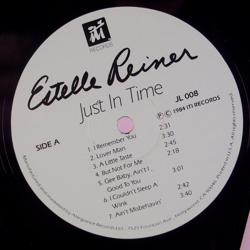 ESTELLE REINER: Just in Time US Jazz Vocals LP NM Vinyl | eBay