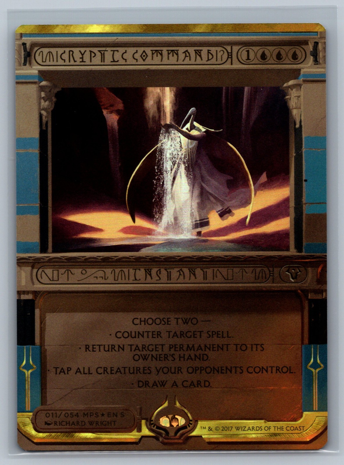 Magic MTG Masterpiece Series Amonkhet Invocations Cryptic Command