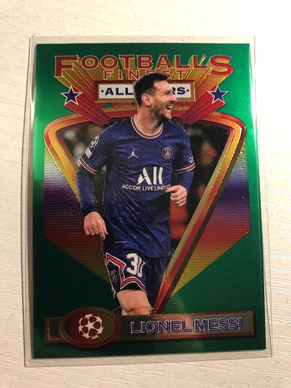 祝MVP／50シリ】Finest CL／messi サッカーカード 祝MVP／50シリ
