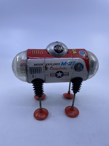 1960s Cragstan Japan Tin Moon Explorer M-27 Robot – Space Toy