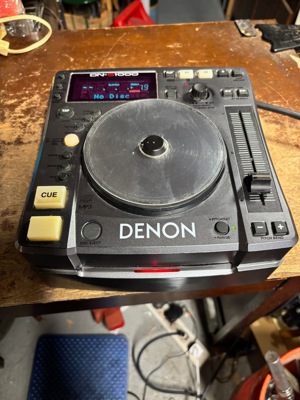 Denon DN-S1000 Professional DJ Turntable Tabletop CD CDJ MP3