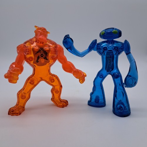 2011 Ben 10 Ultimate Alien Blue Echo Orange Rath McDonalds Toy
