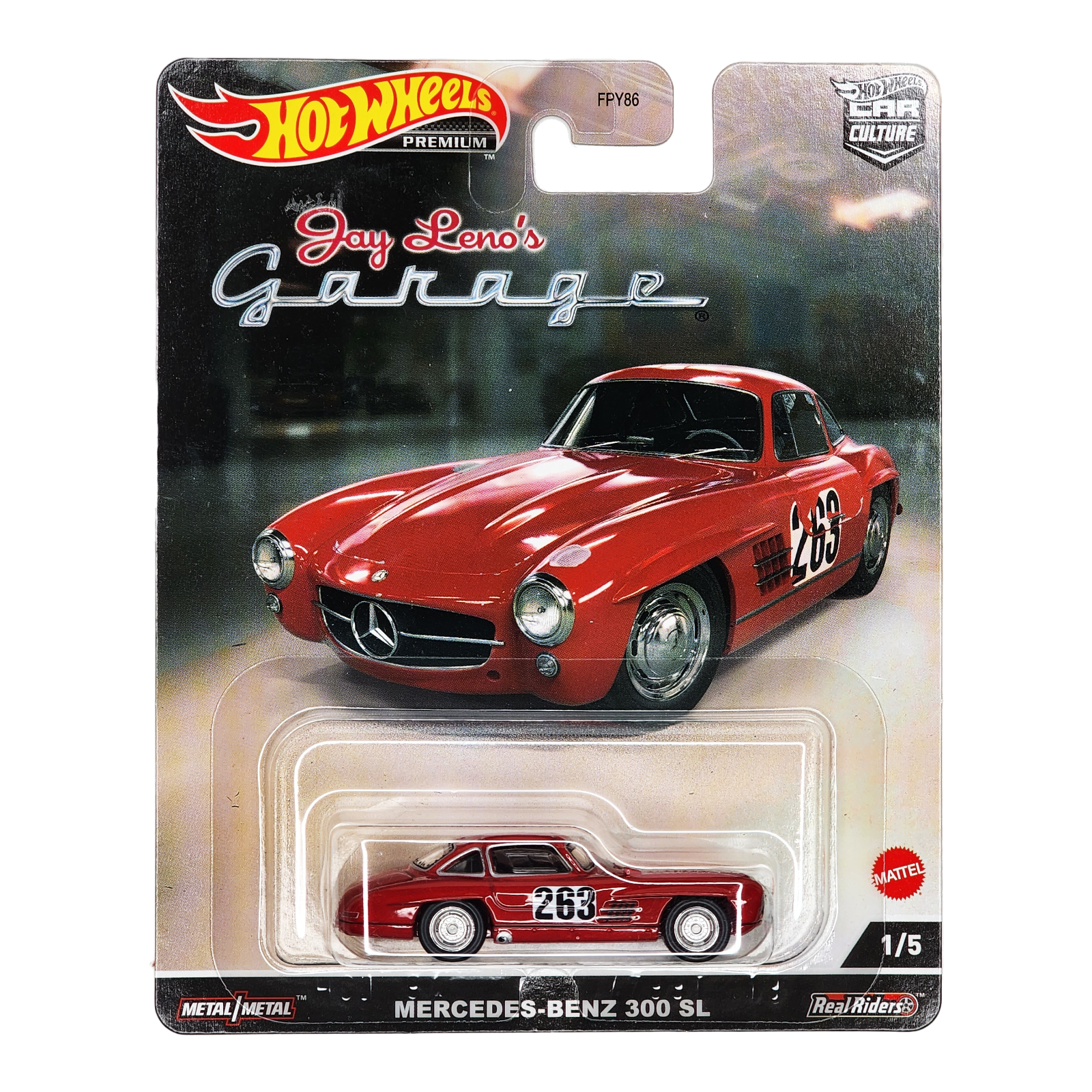 HOT WHEELS Mercedes-Benz 300 SL Car Culture Jay Leno's Garage