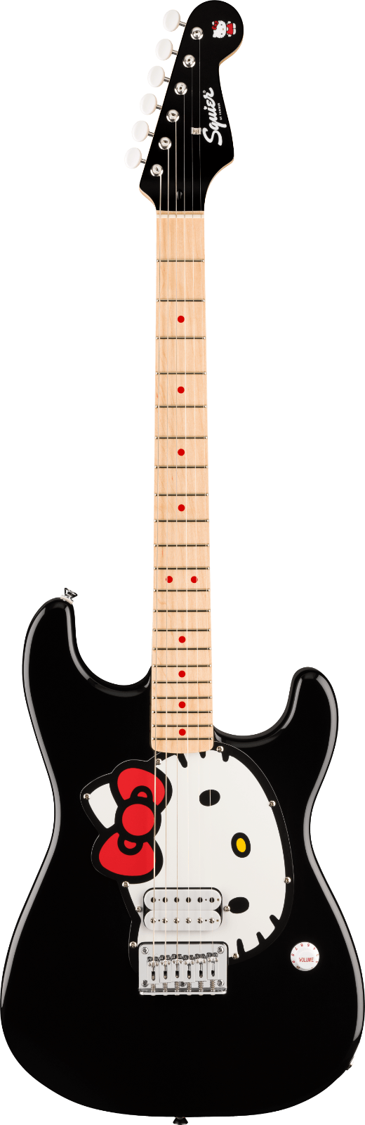 Squier by Fender Hello Kitty Black Stratocaster Limited Edition