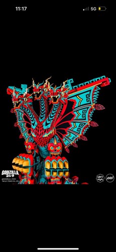 モンド キングギドラ アーバンアステカ バイナルフィギュア