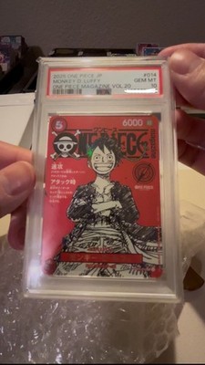 PSA 10 Monkey D Luffy ST21-014 ONE PIECE Magazine Promo 2025 Jump