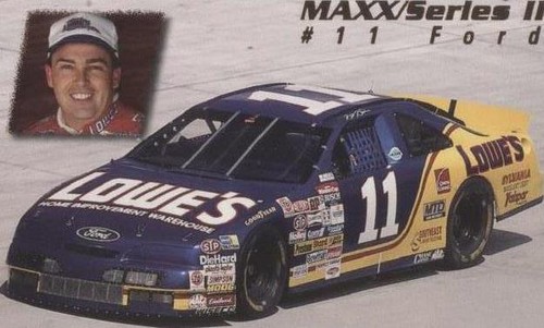 Nascar Driver Brett Bodine signed / autographed 1995 MAXX racing