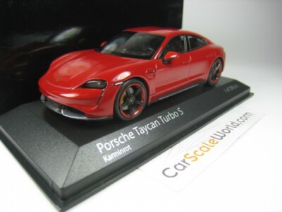 PORSCHE TAYCAN TURBO S 2020 1/43 MINICHAMPS (BLACK) | eBay