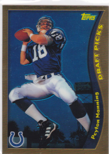 1998 Fleer Ultra Peyton Manning Rookie Card #201 ** Actual Card