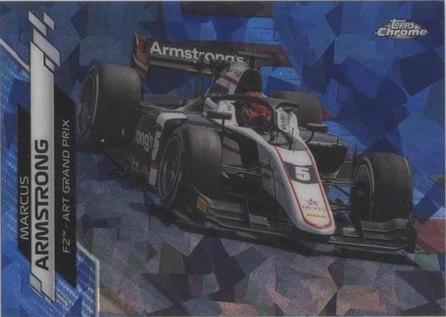 2020 Topps Chrome SAPPHIRE Formula 1 MARCUS ARMSTRONG AQUA
