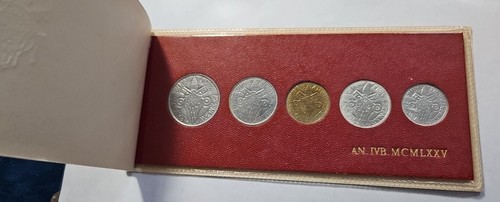 1975 Vatican City 5-Coin Set Pope Paul VI - AN.IVB.MCMLXXV