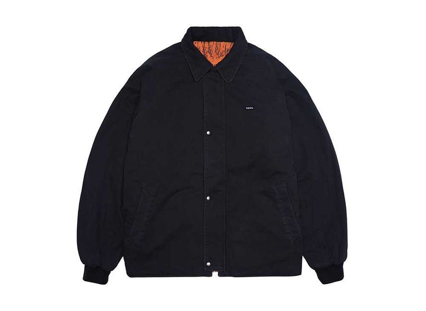 Supreme RealTree Reversible Quilted Work Jacket Black | eBay