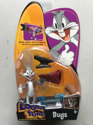 Looney Tunes Back in Action Bugs Bunny Figure with Shootin action
