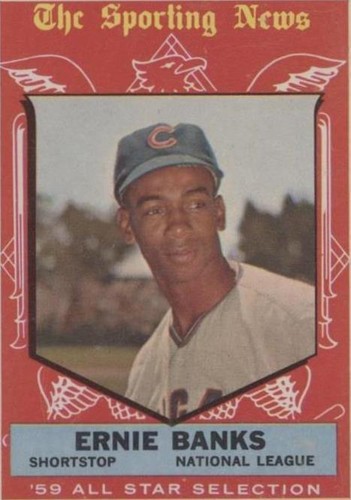 1959 Topps #147 Cubs' Clubbers Long / Banks / Moryn | eBay