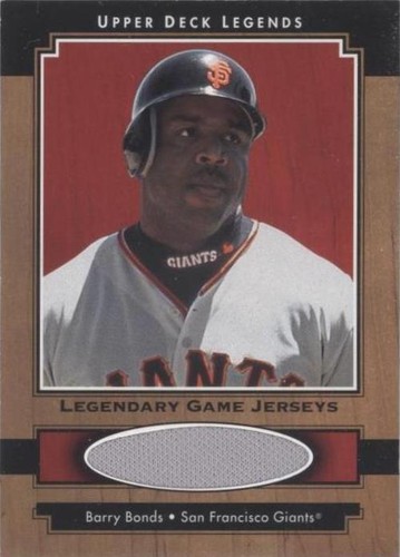 2001 Upper Deck Legends Barry Bonds San Francisco Giants #72 | eBay