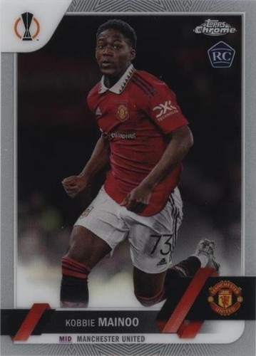 2022 Topps UEFA Japan Ed Kobbie Mainoo Blue Mojo #118 PSA 10