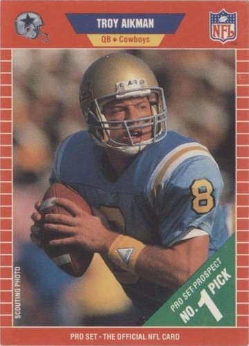 1989 Pro Set Troy Aikman (rookie) #490 Football Card | eBay