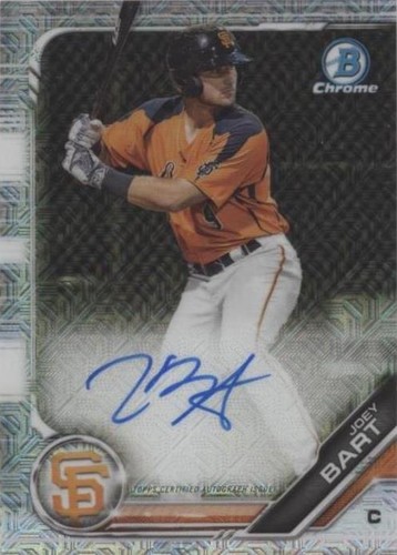 2019 Bowman Joey Bart #BCP-50 Chrome Prospects San Francisco