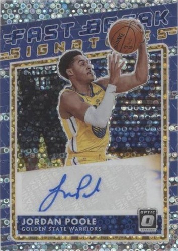 2019 Donruss Optic #jpl JORDAN POOLE Rookie Dom-Sig Purple Stars