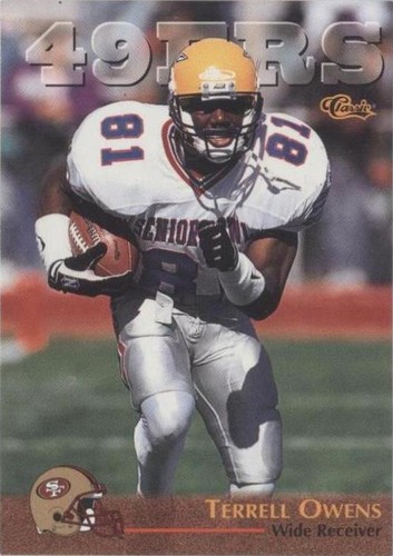 TERRELL OWENS 1996 Classic ROOKIE Football card #94 Tennessee