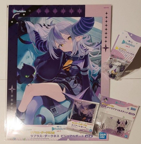 Hololive Ichiban Kuji 4 Laplus Darknesss Visual Board Figure Charm