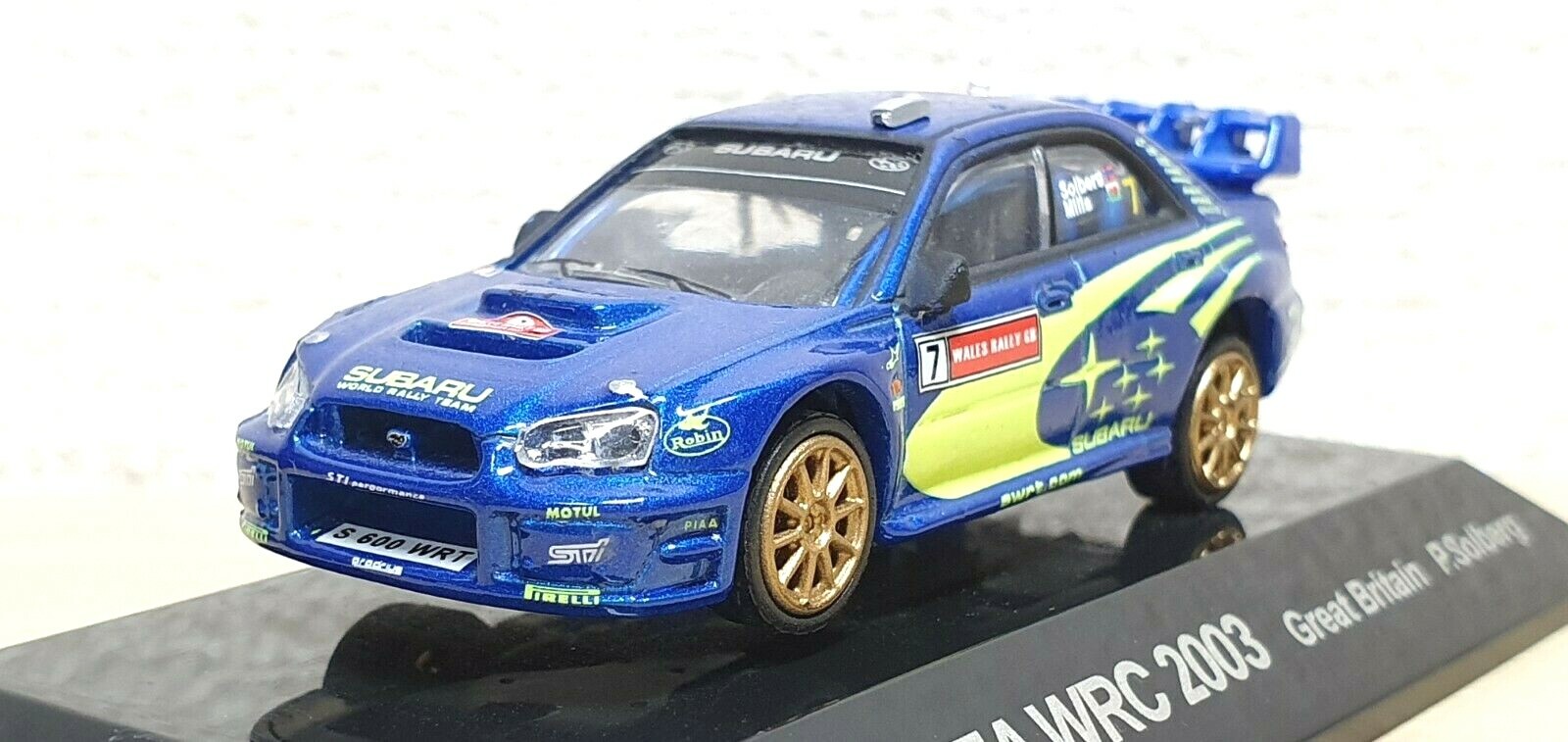 1/64 CM's Rally 2003 SUBARU IMPREZA WRC GREAT BRITAIN SOLBERG