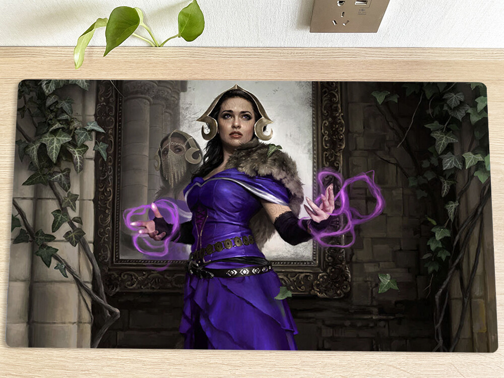 ヴェールのリリアナ mtg プレイマット Steve Argyle サインド ヴェール